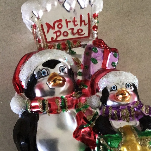 Sparkle Bright Radko glass penguin ornament - Picture 8 of 8